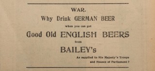 Rise of Anti German Feeling | Herts & Essex Observer, 1914