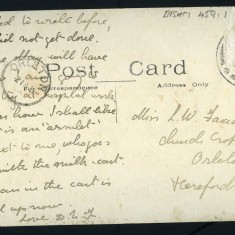 Claypits Farm postcard reverse side | BISHM 459.1