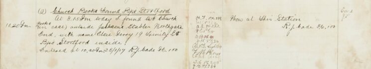 Church books found, Bishop's Stortford
