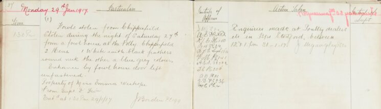 Fowls stolen from Chipperfield