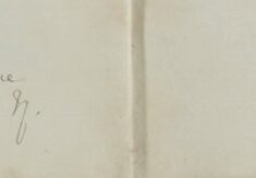 Copy of letter concerning a missing boy