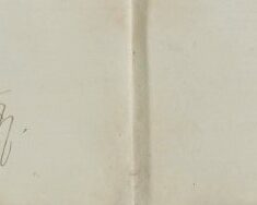 Copy of letter concerning a missing boy