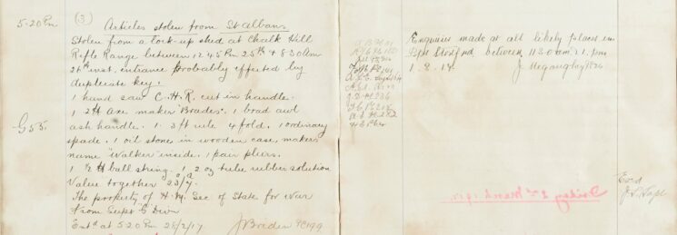 Articles stolen from St. Albans