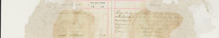 Inspected sale books of Mr H O Lee, H Sparrow and F Handscombe re sale of arms and ammunition (Incomplete - damage)