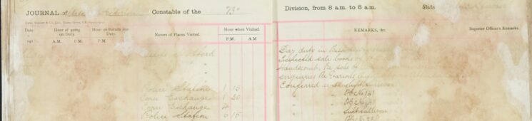 Inspected the Sale Books of Mr O H Lee, H Sparrow, and F Handscombe re the Sale Of Arms and Ammunitions (incomplete - Damage)