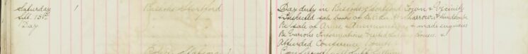 Inspected the Sale Books of Mr O H Lee, H Sparrow, and F Handscombe re the Sale Of Arms and Ammunitions