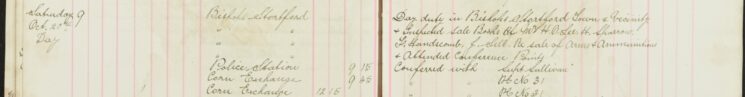 Inspected the Sale Books of Mr O H Lee, H Sparrow, and F Handscombe and F Sell re the Sale Of Arms and Ammunitions