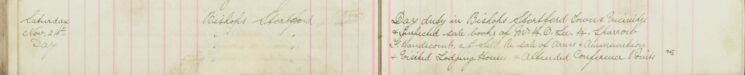 Inspected the Sale Books of Mr O H Lee, H Sparrow, F Handscombe and F Sell re the Sale Of Arms and Ammunitions