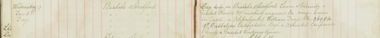 Visited Farms etc making enquiries re Ring-Worm in Cattle; apprehended William Drage Private 36954 13th Battalion Bedfordshire Regt