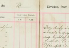 Inspected the Sale Books of Mr O H Lee, H Sparrow, F Handscombe and F Sell re the Sale of Arms and Ammunitions