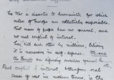 Frederic J Osborn, Conscientious Objector