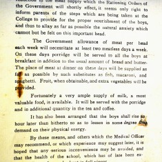 Letter to parents from St Edmunds College Letter to parents, Feb 1918 | HALS Ref DE/X 275/B3