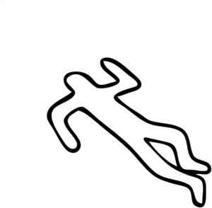 dead body outline of dead body