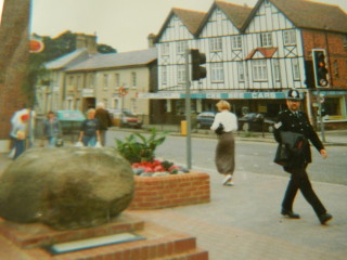 On my way to work in about 1988. | A member of the public