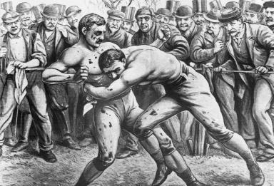 Bare knuckle fight. | Getty Images