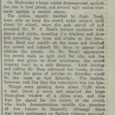 Food Riot Hitchin Food Riot in Hitchin | Hertfordshire Mercury, 08 Aug 1914