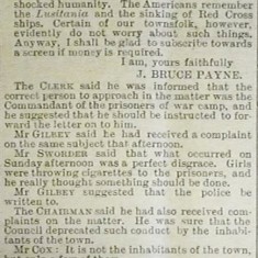 A screen to hide the PoWs | Herts and Essex Observer, Jul 1918