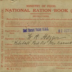 Ration book1.WW1pamphlets Food Ration Book | HALS Pamphlet Collection
