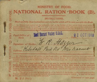 Food Ration Book | HALS Pamphlet Collection