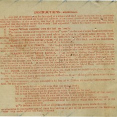Ration book2.WW1pamphlets Food Ration Book | HALS Pamphlet Collection