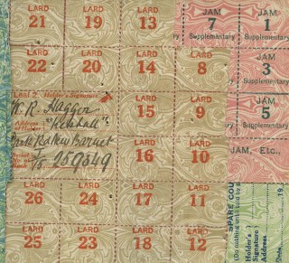 Food Ration Book | HALS Pamphlet Collection