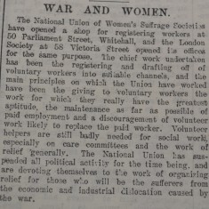 Women at War Slide show | Hertfordshire Mercury, 05 Sept 1914