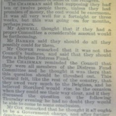 Belgian Refugees Committee proposal (Cont) | Herts and Essex Observer Nov 1914