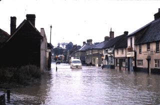 Flooding in the Lea Valley, 1968