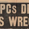 Burch, William and Silcock, Anthony, Constables : fatal road accident