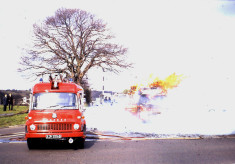 Amwell Crossroads lorry fire