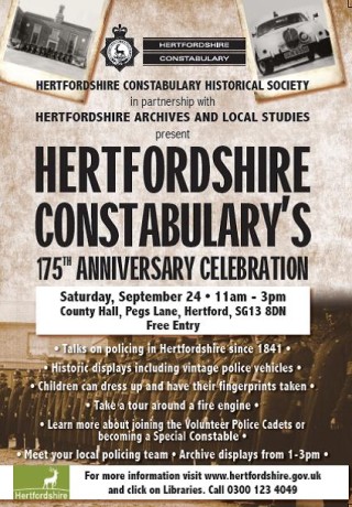 Celebrating 175 Years of Hertfordshire Constabulary