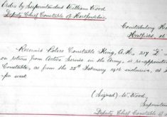 King, Alfred Henry, 217, Police Constable, Sergeant, Inspector, Superintendent.