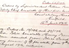 Boswell, Harry, 256 and 326, Police Constable.