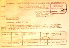 Mantle, Frederick Allen, 315 and 346, Police Constable.