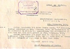 Smith, James George, 151, Police Constable.