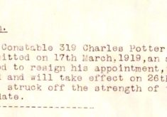 Potter, Charles, 319, Police Constable.