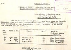 Cripps, William Percy, 266, Police Constable.