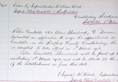 Shambrook, Albert, 263, Police Constable.