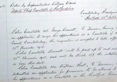 Bennett, George Henry, 206, Police Constable.