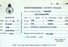 Hunt, John William, 162 and 88, Police Constable.