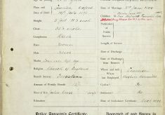 Cross, John, 227, Police Constable and Cross, Stanley Jack, 62, Police Constable, Sergeant, Inspector.