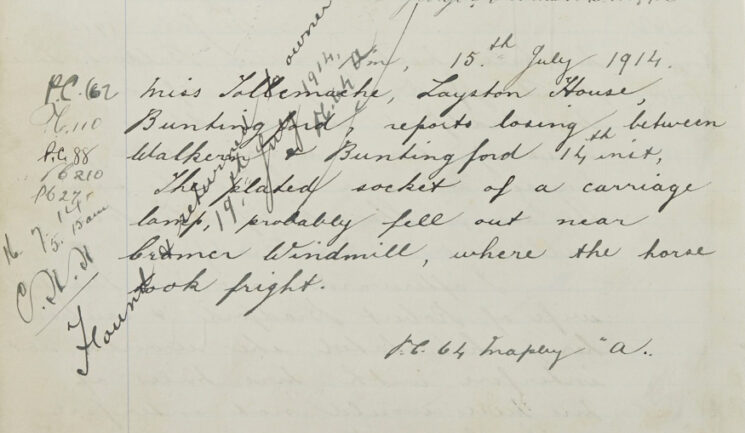 Lost carriage lamp