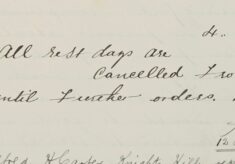 Cancelled Rest Days - Outbreak Of War