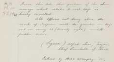Orders Regarding Annual Leave And Rest Days Continued