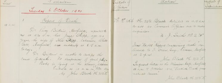 Report Concerning A Sudden Death