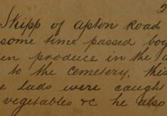 Report of Damage to Allotment Produce