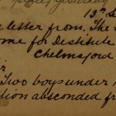 Absconded from Industrial School and Home for Destitute Boys