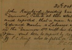 Report of an Injured Man