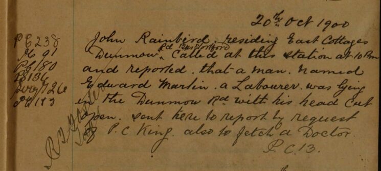 Report of an Injured Man