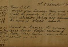 Spirit Flask Containing Sherry Found